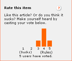 See how other people rated this article, or vote for the article yourself.