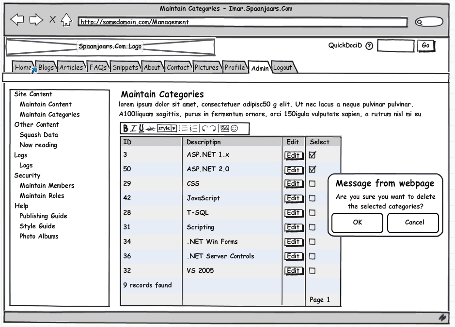 using balsamiq mockups