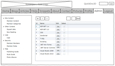 The Final Result in Microsoft Expression Blend with SketchFlow